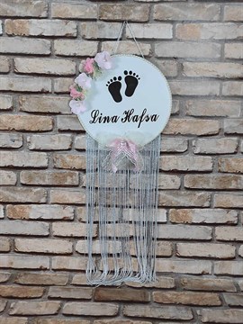 Ana Kuzusu İsme Özel Ahşap İşleme Kapı Süsü 1KSA02