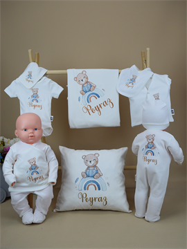 Ana Kuzusu İsme Özel  Ayıcık  Baskı  Hastane Çıkışı Özel Baskı 10AYC13