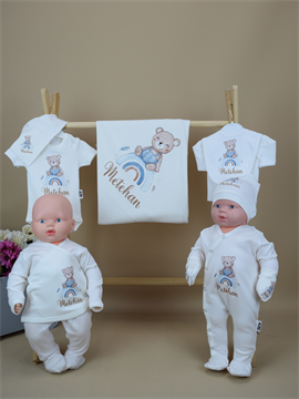 Ana Kuzusu İsme Özel  Ayıcık  Baskı  Hastane Çıkışı Özel Baskı 10AYC12