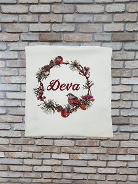 Ana Kuzusu İsme Özel Baskı Penye Battaniye 1PBK01