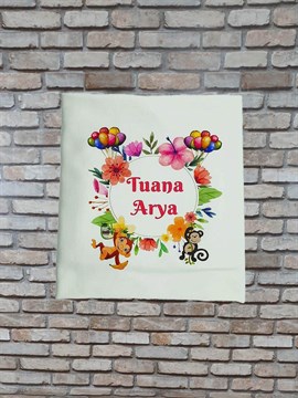 Ana Kuzusu İsme Özel Baskı Penye Battaniye 1BPC01