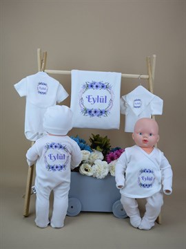 Ana Kuzusu İsme Özel  Hastane Çıkışı Çiçek Çelenk Baskı 10GNS10