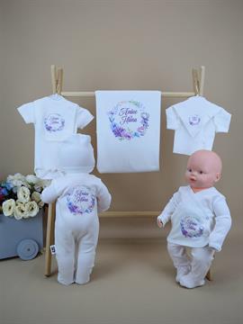 Ana Kuzusu İsme Özel  Hastane Çıkışı Çiçek Çelenk Baskı 10ÇÇB10