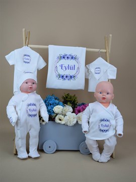 Ana Kuzusu İsme Özel  Hastane Çıkışı Çiçek Çelenk Baskı 10GNS10