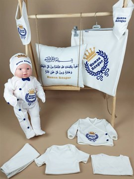 Ana Kuzusu İsme Özel Hastane Çelenk Taç Yastık Çıkışı 10STD78