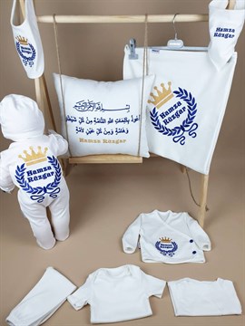 Ana Kuzusu İsme Özel Hastane Çelenk Taç Yastık Çıkışı 10STD78