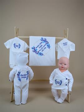 Ana Kuzusu İsme Özel Hastane Çıkışı Geometrik Desen  