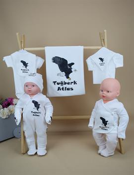 Ana Kuzusu İsme Özel  Hastane Çıkışı Kartal Baskı 10KRT10