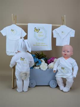 Ana Kuzusu İsme Özel  Hastane Çıkışı Papatya Baskı 10GNS10