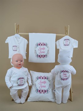 Ana Kuzusu İsme Özel Hastane Çıkışı yelek Yastık  Baskı 12KÖŞ11