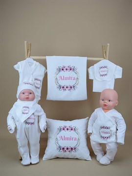 Ana Kuzusu İsme Özel Hastane Çıkışı yelek Yastık  Baskı 12KÖŞ11