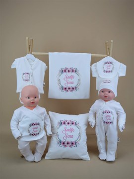 Ana Kuzusu İsme Özel Hastane Çıkışı yelek Yastık  Baskı 12KÖŞ11