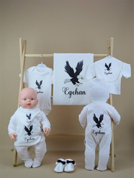 Ana Kuzusu İsme Özel Kartal Baskılı Hastane Çıkışı 10BCSK82