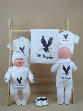 Ana Kuzusu İsme Özel Kartal Baskılı Hastane Çıkışı 10BCSK82