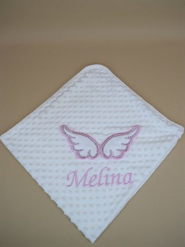 Ana Kuzusu İsme Özel Nohut Battaniye  Aplike  Kanat 1BNAK88