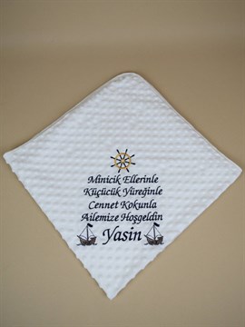 Ana Kuzusu İsme Özel Nohut  Battaniye Halat Dümen 1BPT69