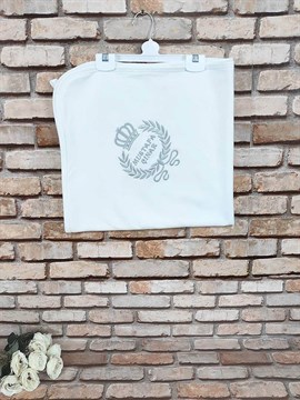 Ana Kuzusu İsme Özel Penye Battaniye Çelenk Taç 1BNT12