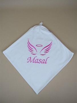 Ana Kuzusu İsme Özel Penye Battaniye Melek Kanadı 1BNK11