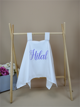 Ana Kuzusu İsme Özel Puset Örtüsü Nakışlı Özel İsim Desen   3ÖİD127