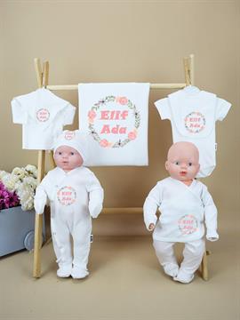 Ana Kuzusu İsme Özel Soft Çelenk Baskı  Hastane Çıkışı Özel Baskı 10SÇB18