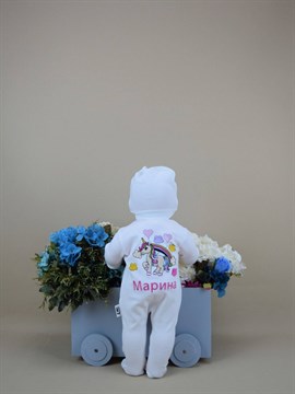 Ana Kuzusu İsme Özel Tulum Pony  Nakışlı 3SCG01