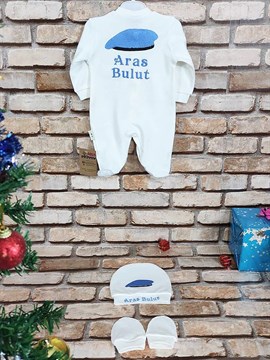 Ana Kuzusu İsme Özel Tulum Seti Nakışlı Komando Bere 3SKB63
