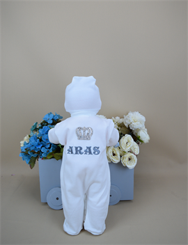 Ana Kuzusu İsme Özel Tulum Seti Nakışlı Yapışkan Harf 3SYH68