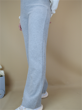 Ana Kuzusu Kadın Geniş Paça Kaşkorse Kumaş %100 Pamuk Eşofman Altı TKA05