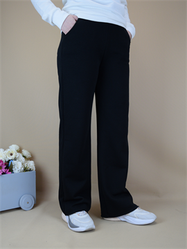 Ana Kuzusu Kadın Geniş Paça Polarlı Eşofman Altı