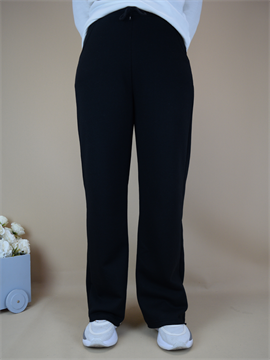 Ana Kuzusu Kadın Geniş Paça Polarlı Eşofman Altı