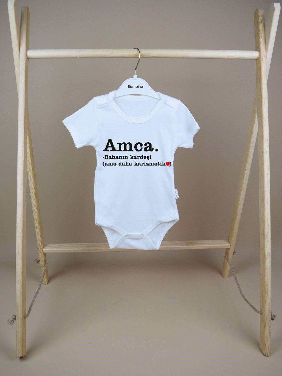Ana Kuzusu İsme Özel Baskı Çıtçıtlı Karizmatik Amca Baskılı 1BDK02