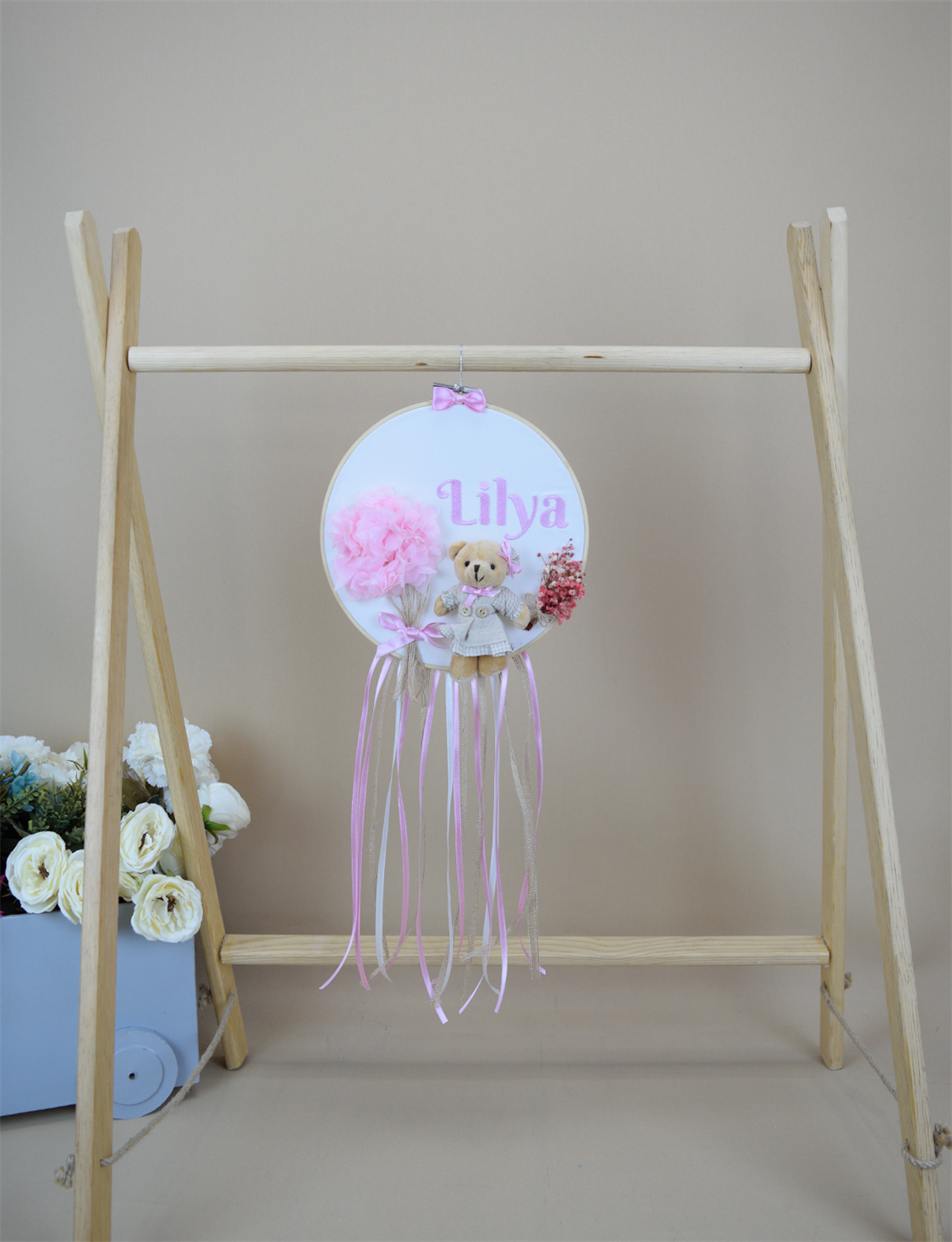 Ana Kuzusu İsme Özel Kasnak Kapı Süsü 1KSK55