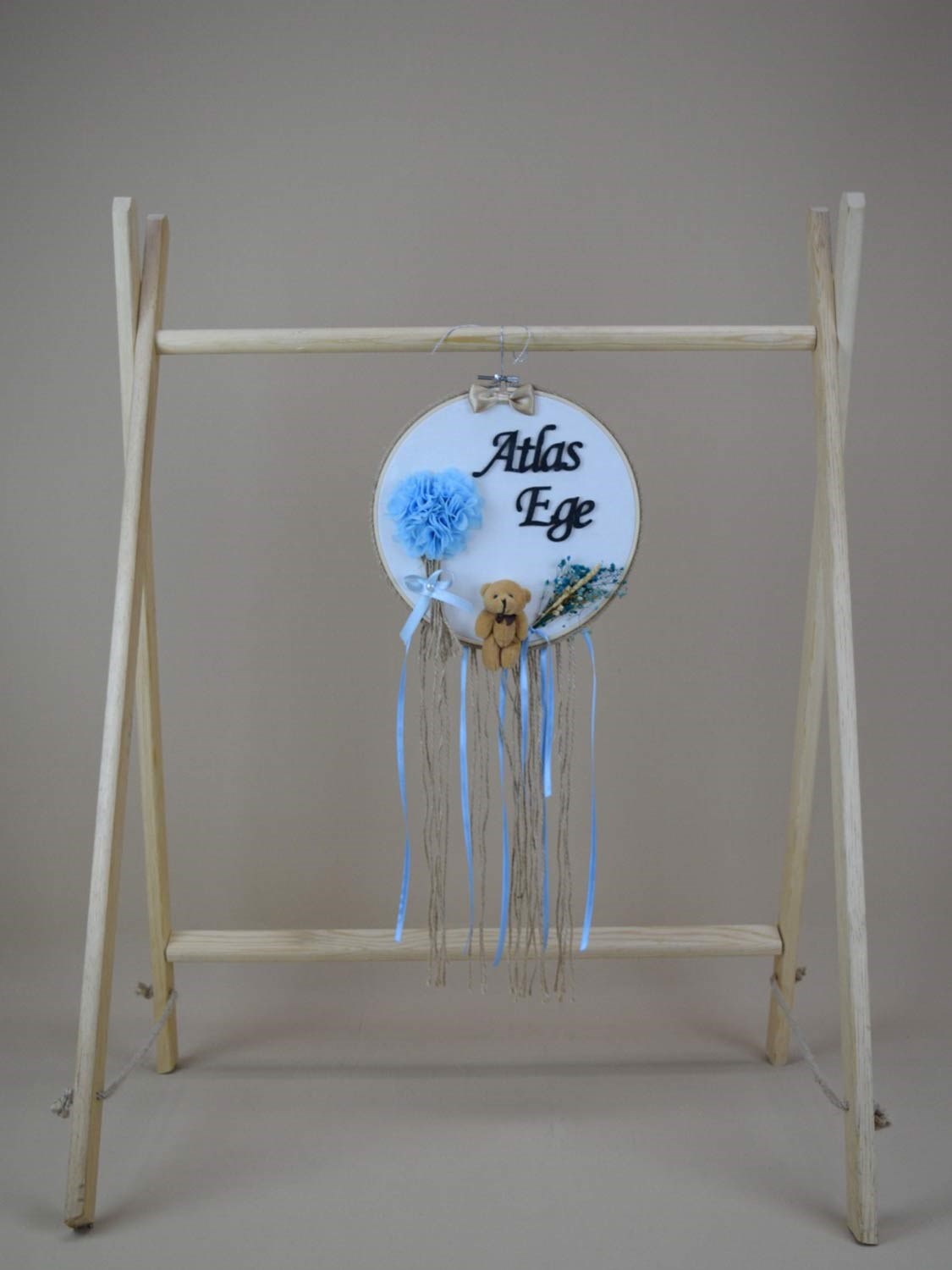 Ana Kuzusu İsme Özel Kasnak Kapı Süsü 1KSK02