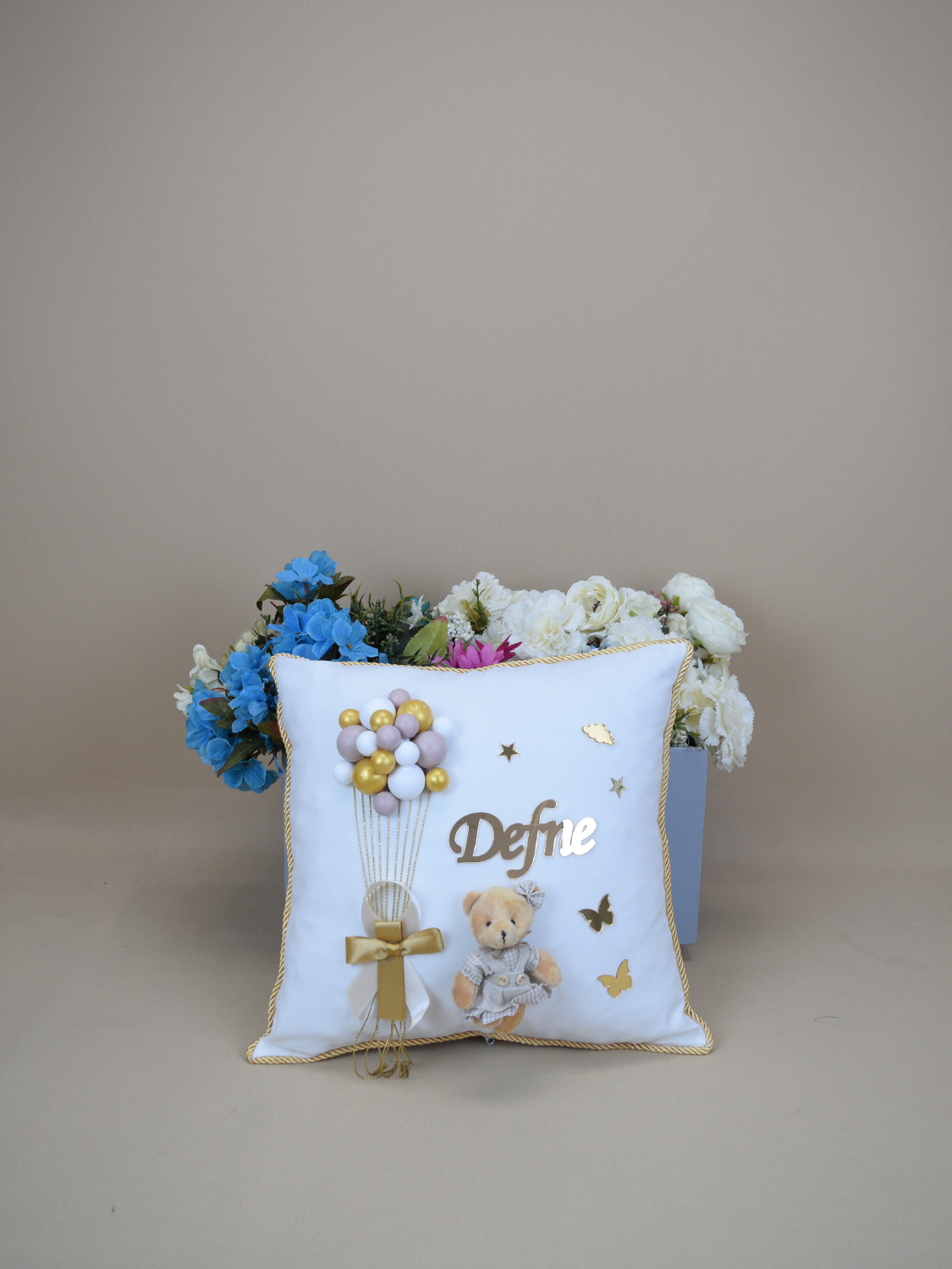 Ana Kuzusu İsme Özel Pleksi Harfli Yastık 1SYPS86