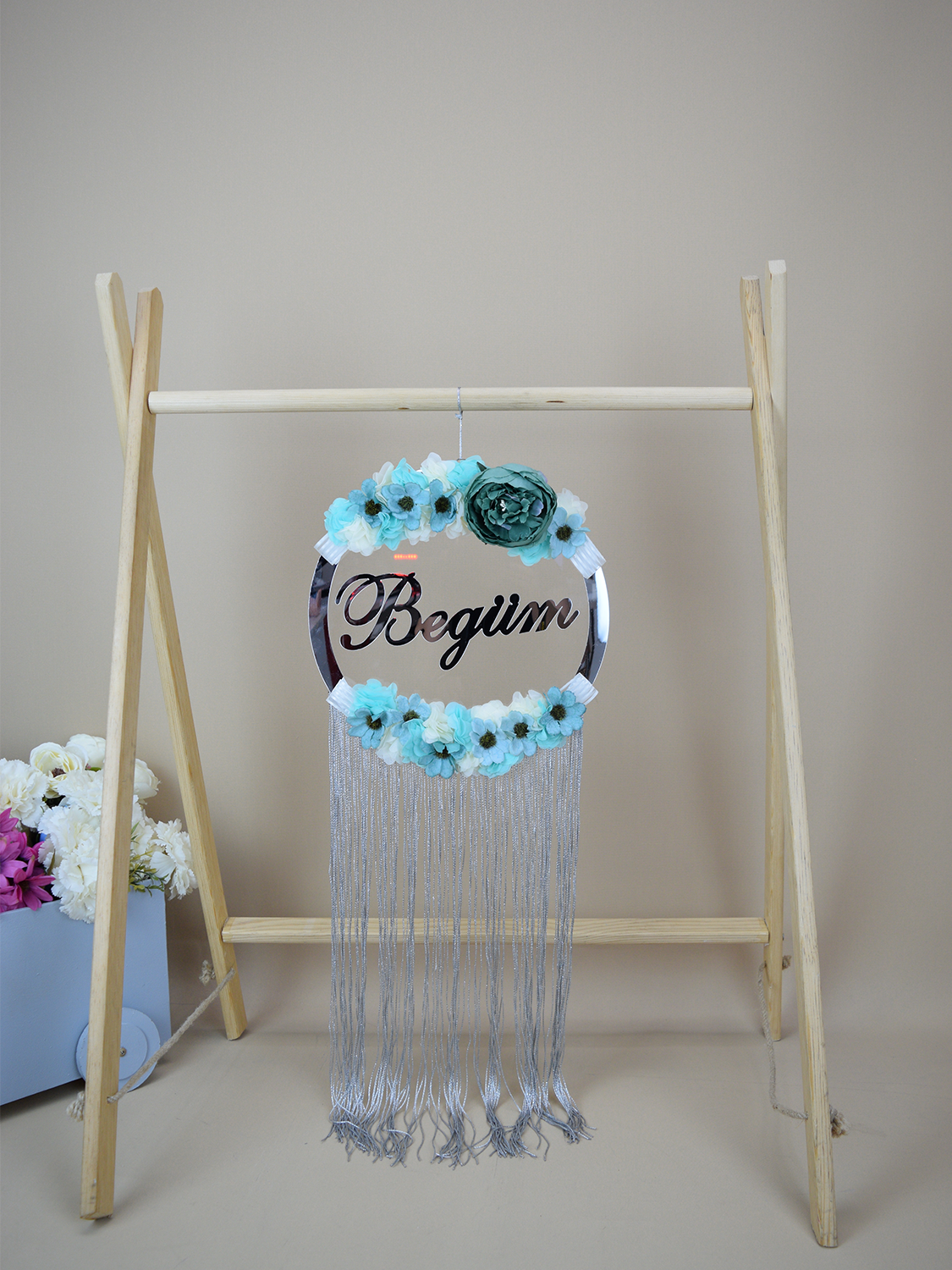 Ana Kuzusu İsme Özel Şeffaf Pleksi Kapı Süsü 1KSP33