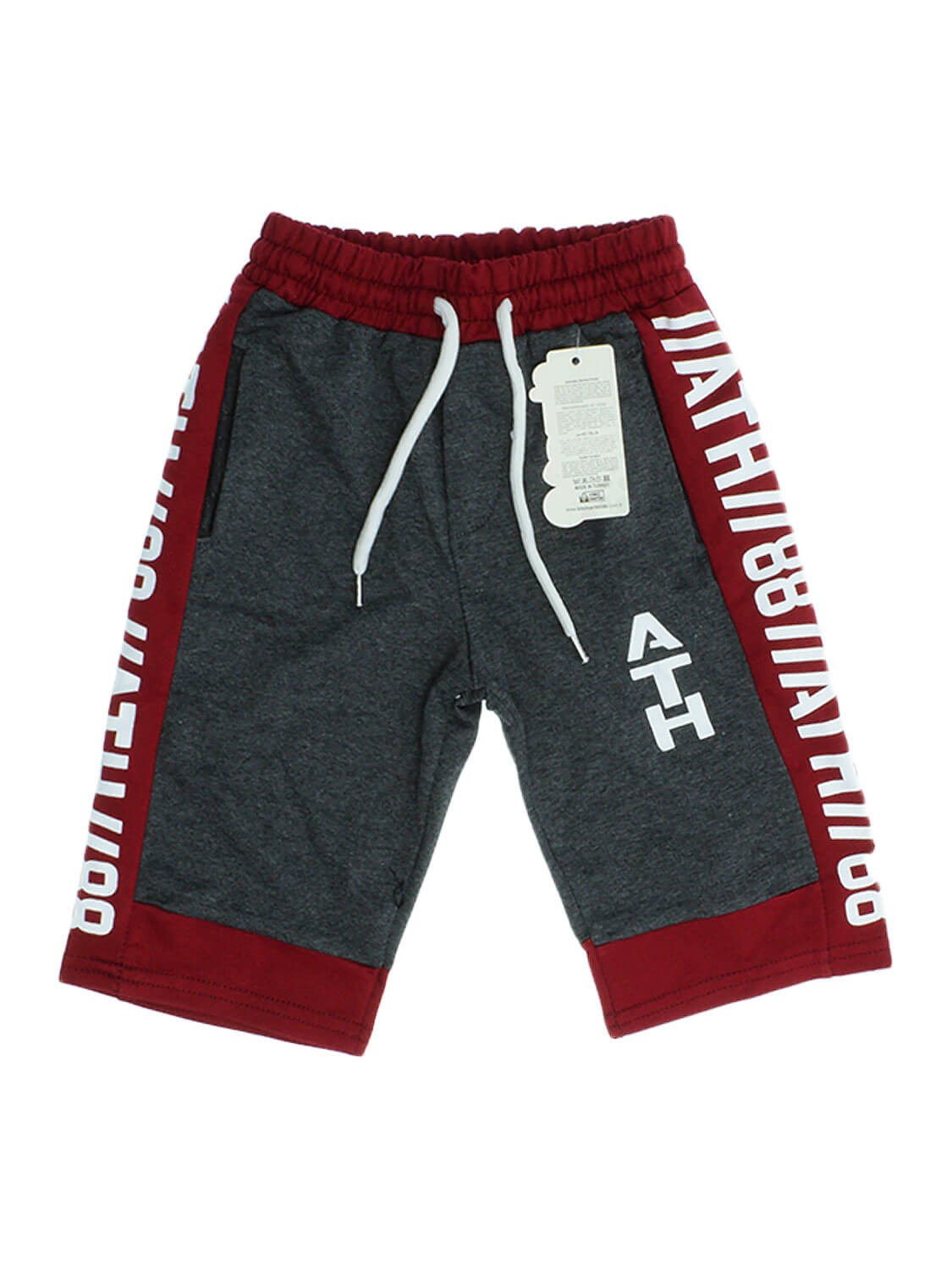 Bişımarık Erkek Çocuk Yanları Baskılı Penye Kapri