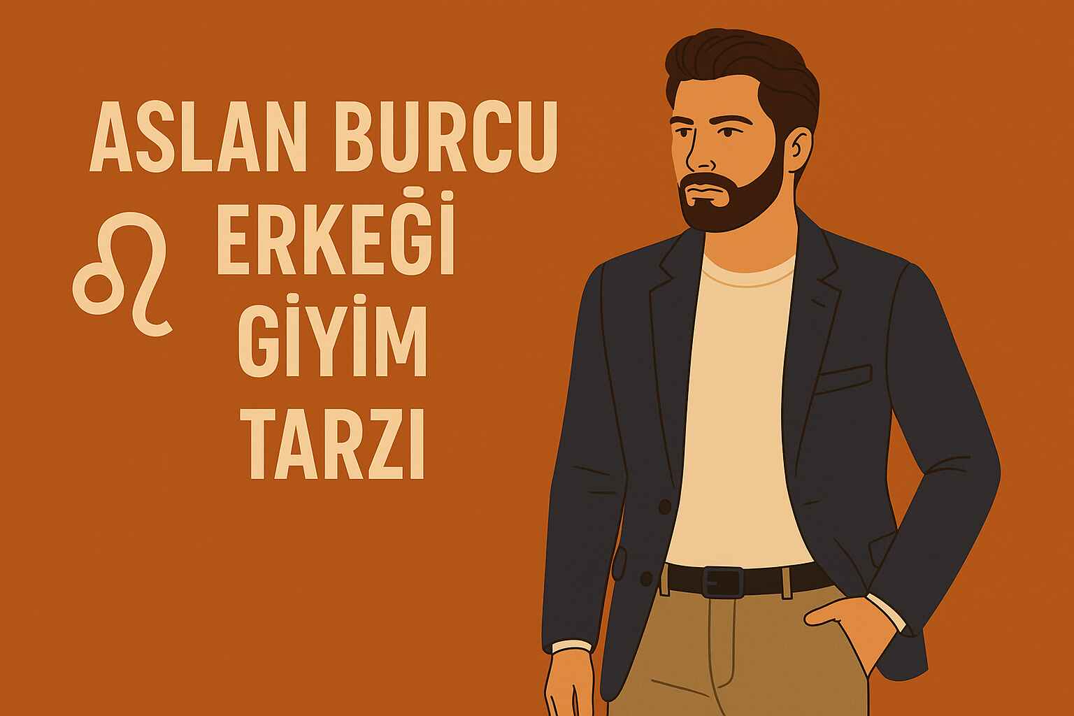 Aslan Burcu Erkeği Giyim Tarzı