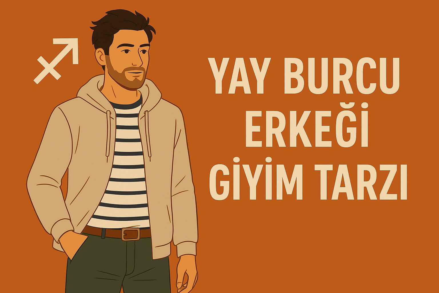 Yay Burcu Erkeği Giyim Tarzı