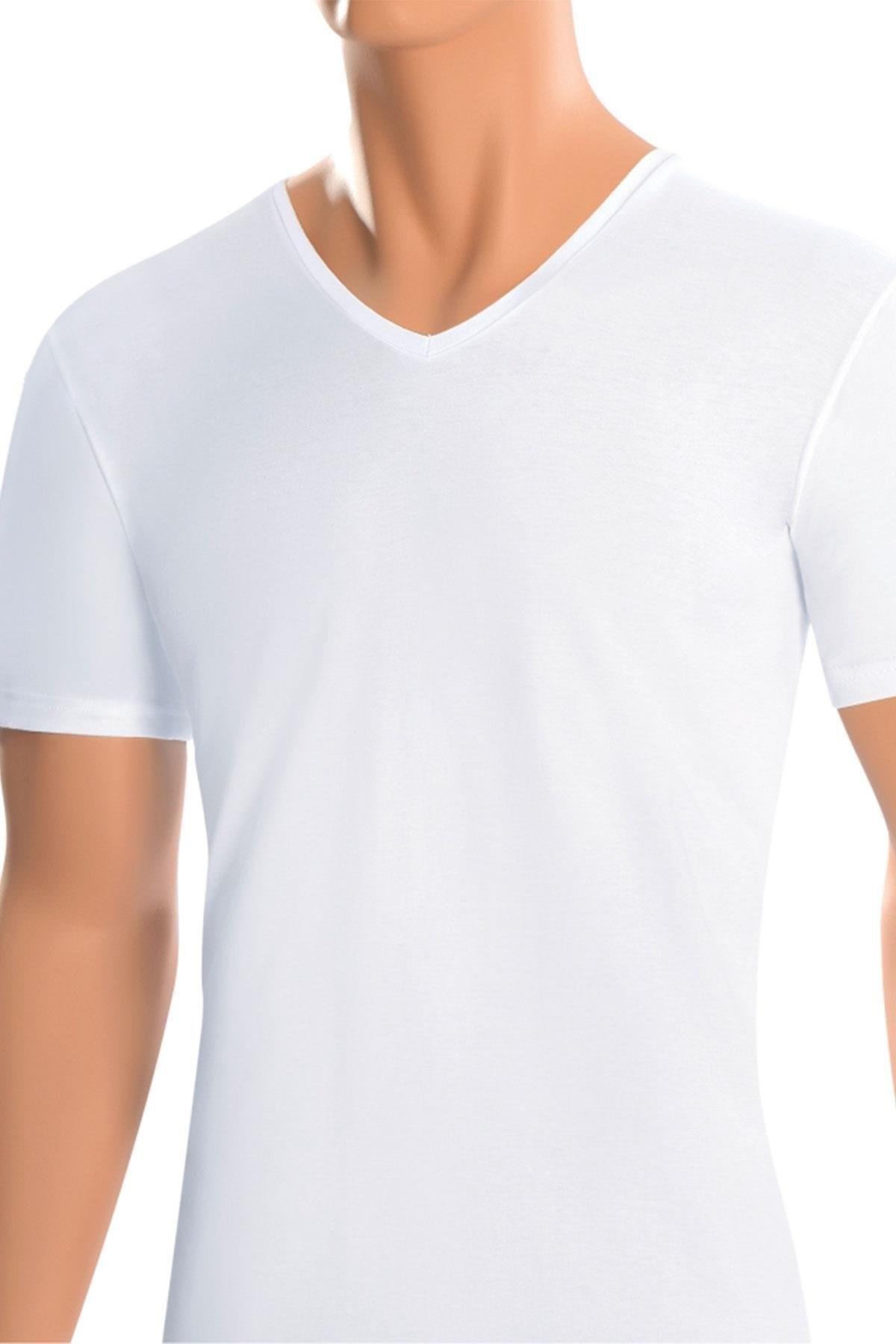 Öts Erkek T-Shirt V Yaka (%100 Pamuk)