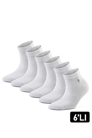 Just Inner Erkek 6lı Pamuklu Patik Çorap Mevsimlik Nefes Alan (14200)