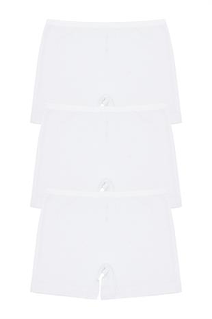 Öts Kız Çocuk Boxer 3'lü (%96 Pamuk - %4 Elastan)
