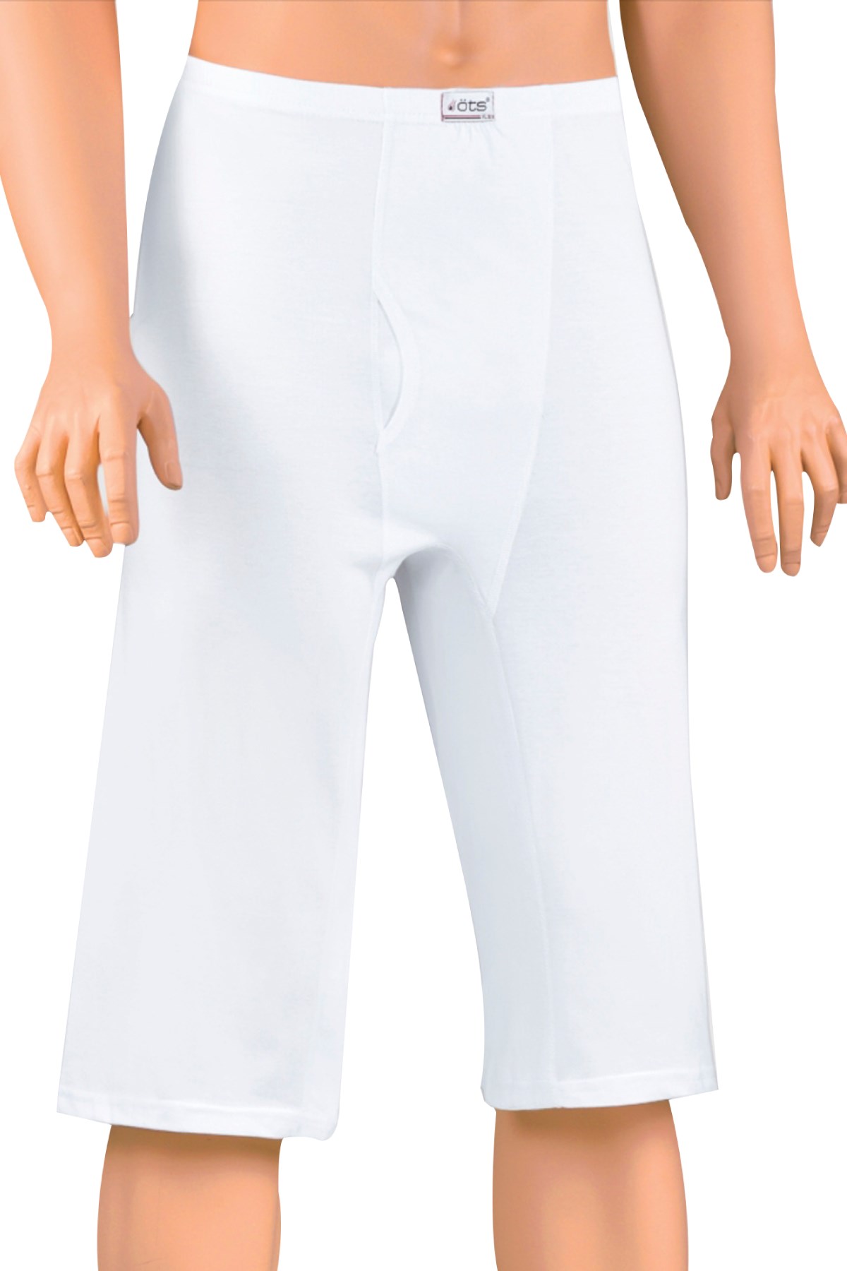 Erkek 6'lı Süprem Uzun Don Boxer Beyaz (2630) | Öts İç Giyim