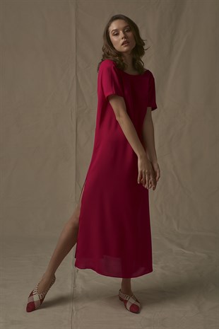 Milena Dress in Red