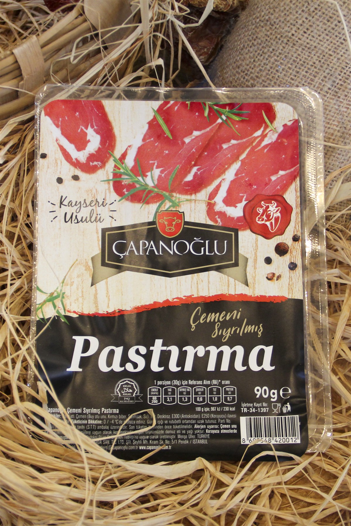 PASTIRMA ÇAPANOĞLU 90GR