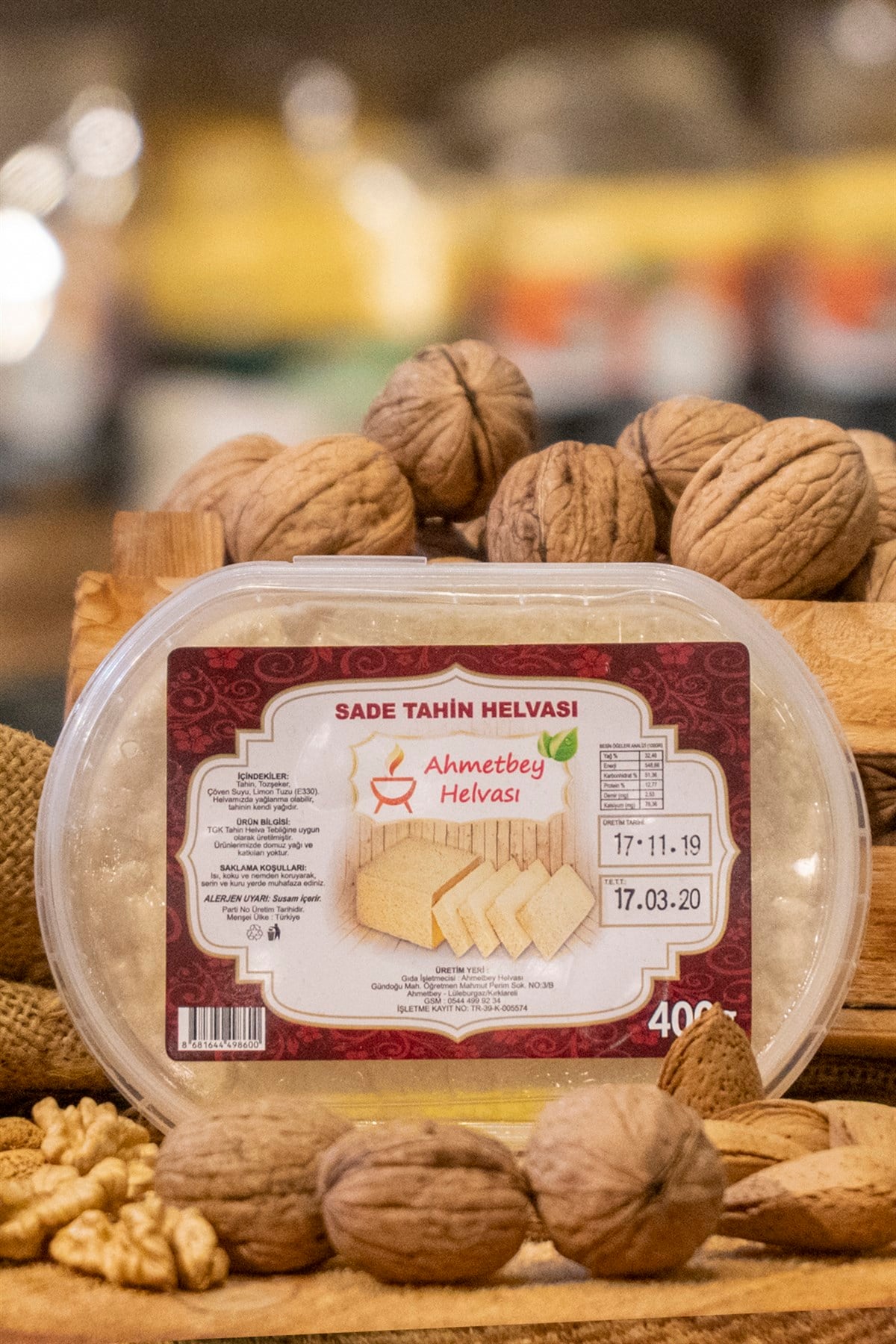 Trakya Ahmetbey Doğal Tahin Helvası 400 GR