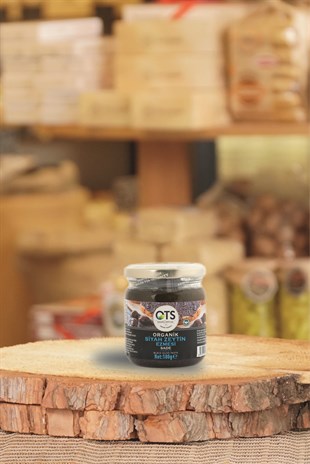 Organik Siyah Zeytin Ezmesi 180 g OTS