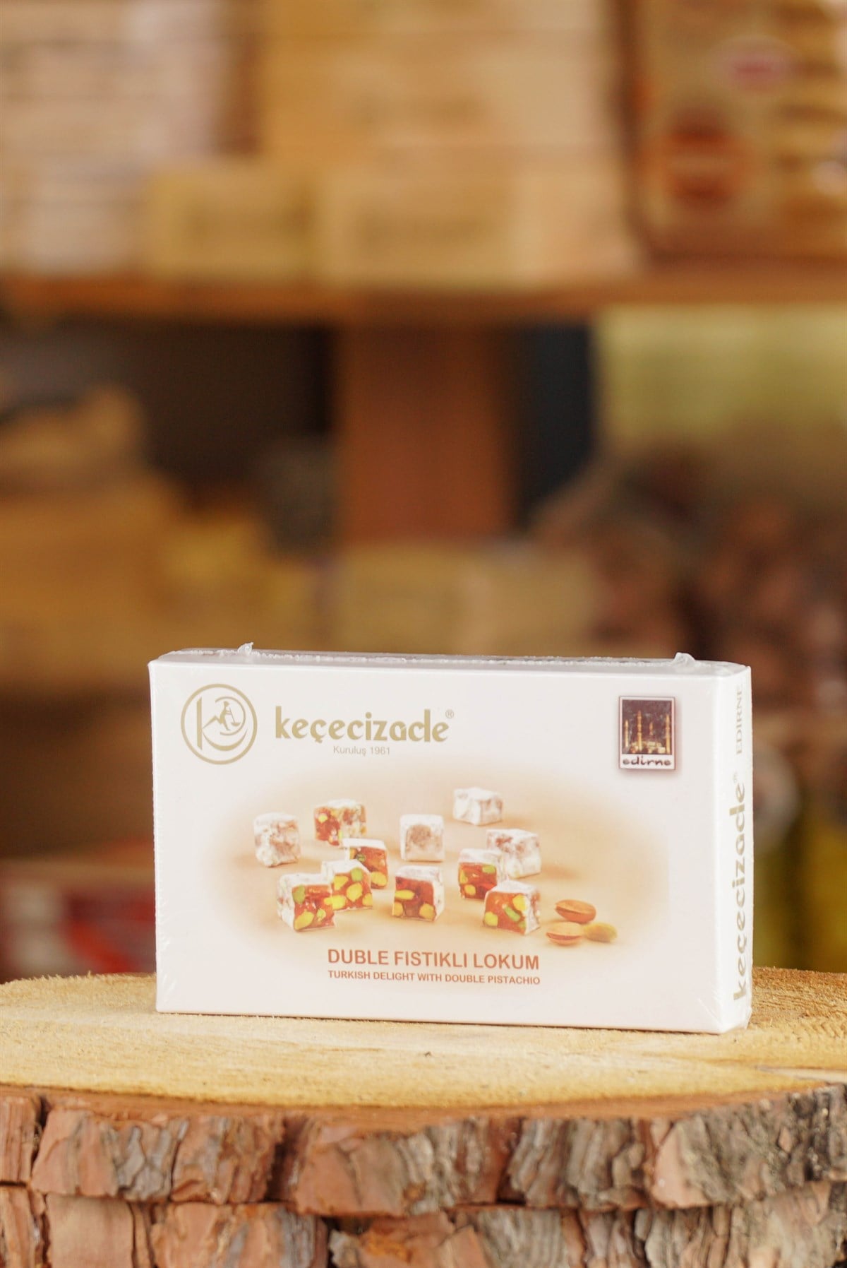 Duble Fıstıklı Lokum 215 Gr Keçeçizade