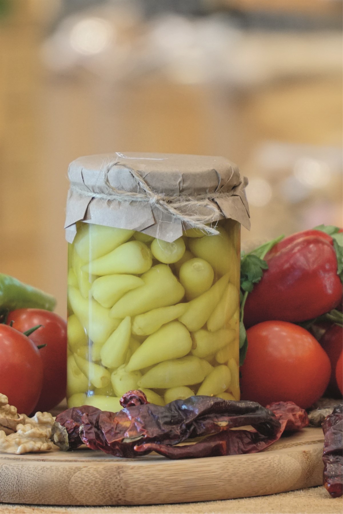 Ev Yapımı Gedelek Sivri Biber Turşu 650 gr