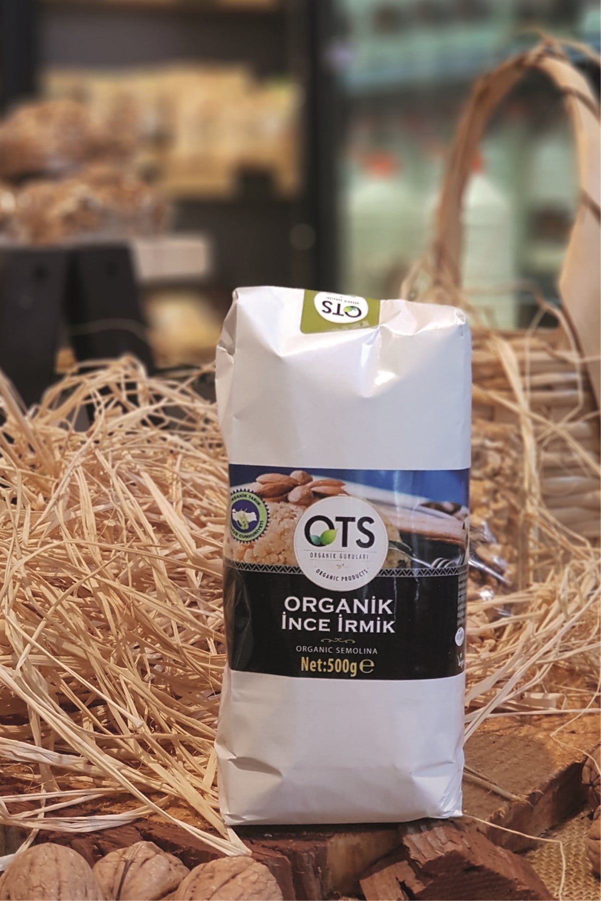 Organik İnce İrmik Ots 500Gr