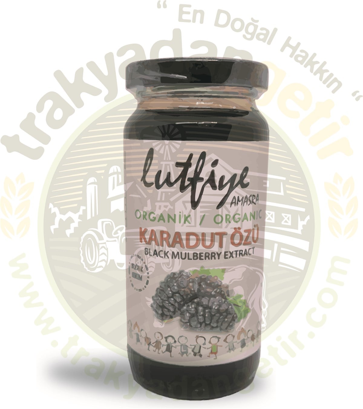 Organik Karadut Özü 300 gr Lütfiye